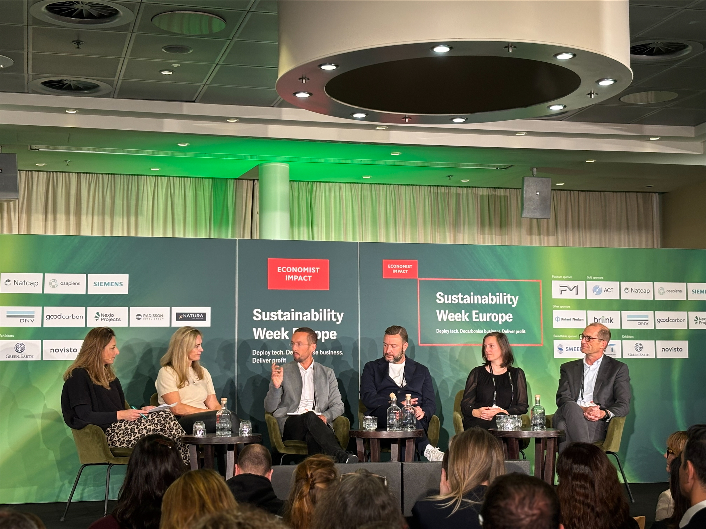 Sustainability Week Europe 2025 panel
